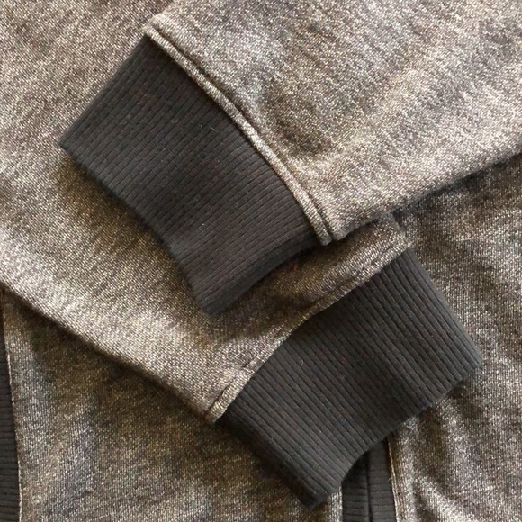 Van Heusen Zip Up Mens Sweater XL Grey/Black NWOT - Picture 5 of 11